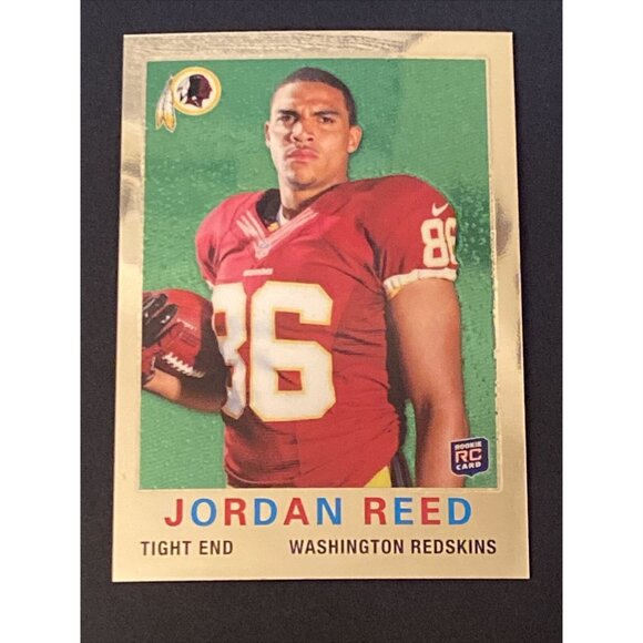 2013 Topps Chrome Football Mini #26 Jordan Reed Washington Redskins RC Rookie - Picture 1 of 2